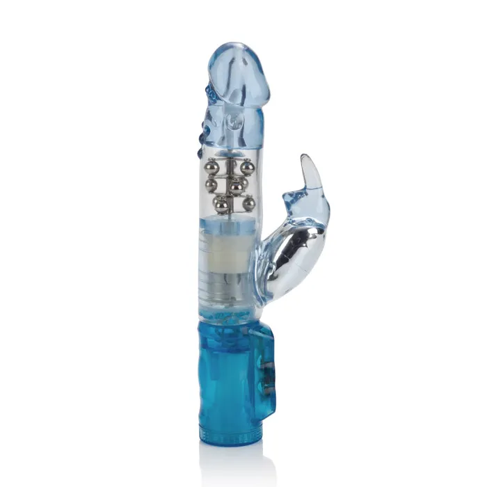 Waterproof Jack Rabbit Floating Beads Blue CalExotics Vibrators Waterproof Jack Rabbit Floating Beads Blue CalExotics Vibrators
