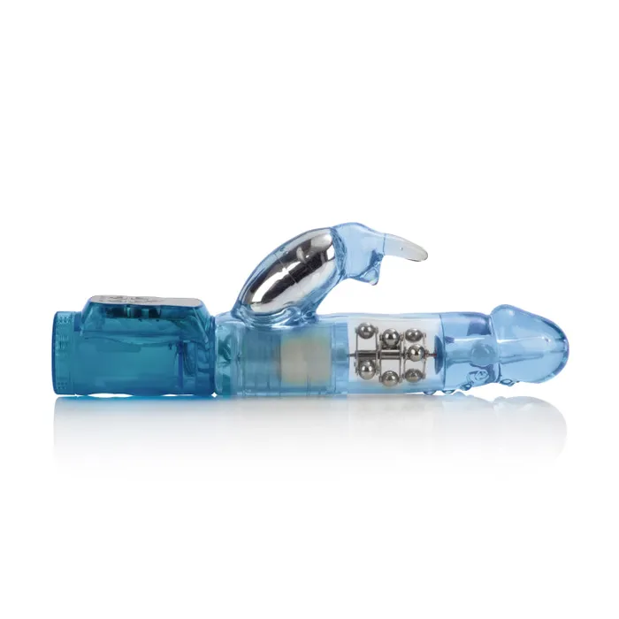 Waterproof Jack Rabbit Floating Beads Blue CalExotics Vibrators Waterproof Jack Rabbit Floating Beads Blue CalExotics Vibrators